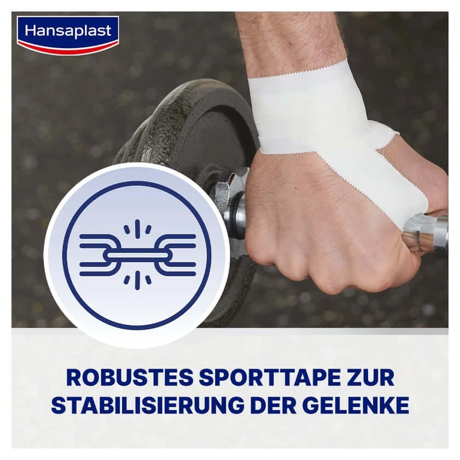 Hansaplast Nastro sportivo robusto 2,5 cmx10 1 pz.