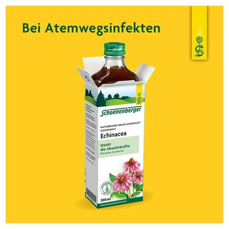 Schoenenberger Echinacea czysty naturalny sok z roślin leczniczych 200 ml: ceny i cechy