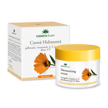 Hydraterende crème met goudsbloem en vitamine A, E, 50 ml, Cosmetic Plant