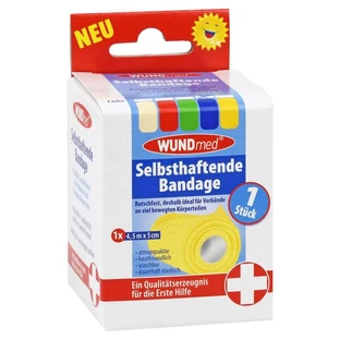Bandage autocollant 5 cmx4,5 m coloré 1 pc