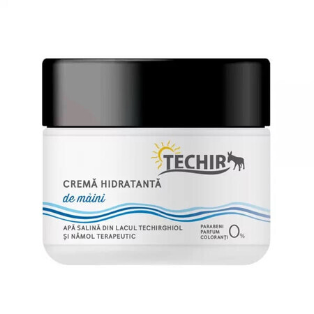 Crema de manos hidratante, 50 g, Techir