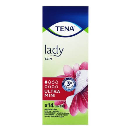 Absorbant pentru incontinenta Lady Slim Ultra Mini, 14 bucati, Tena