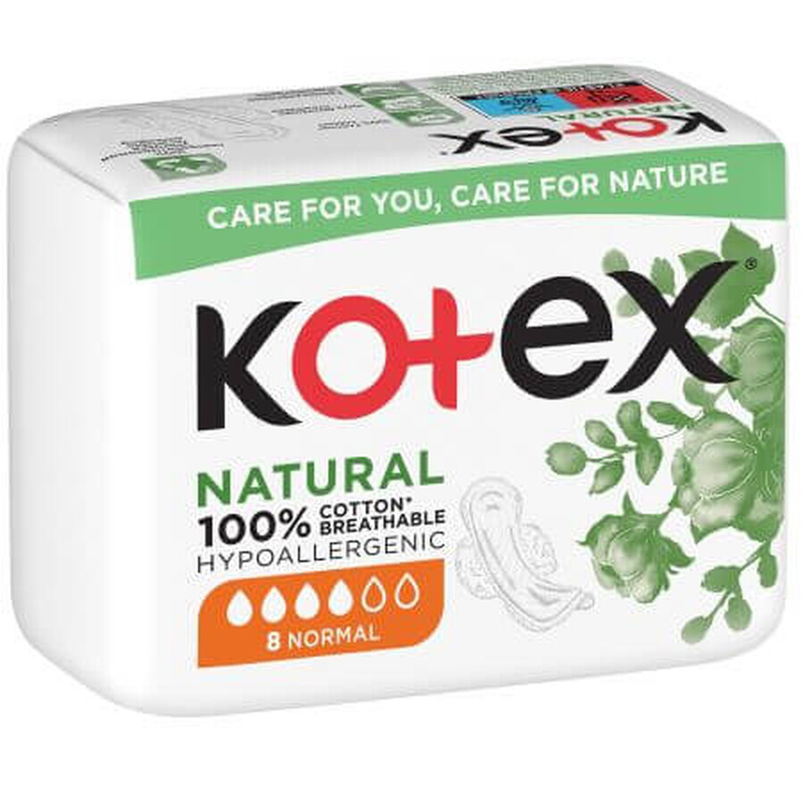 Compresas de día Normal, 8 unidades, Kotex