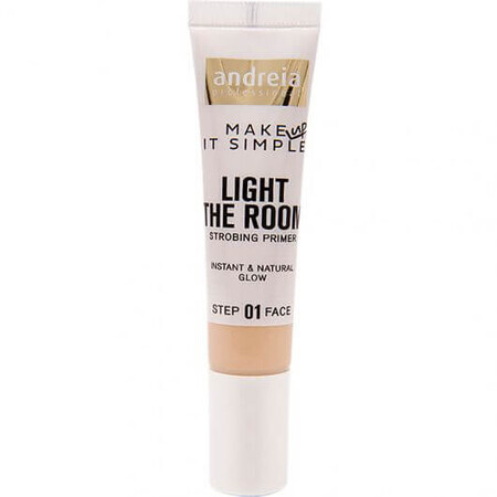 Base de maquillaje Light The Room 01, 14 ml, Milky Way, Andreia Makeup