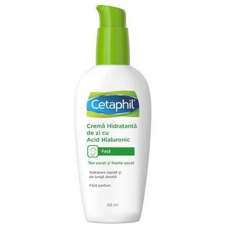 Cetaphil Hidratante de Día Ácido Hialurónico, 88 ml, Galderma