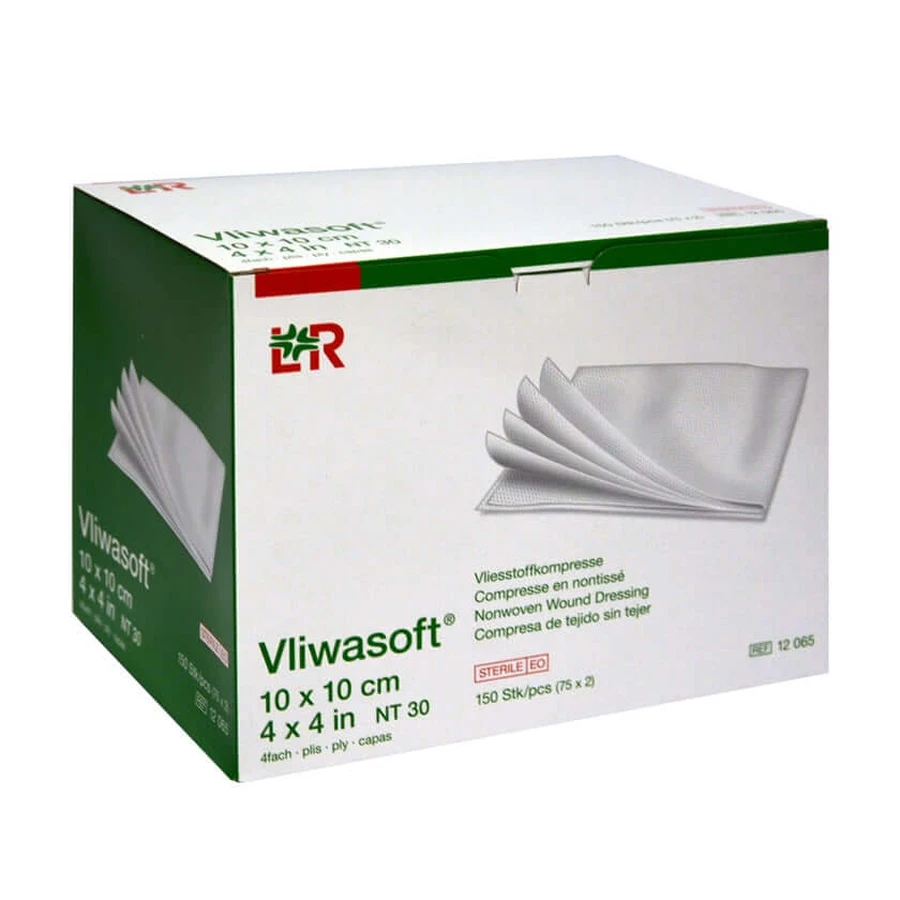 Vliwasoft compresas no tejidas estériles 10x10 c 150 uds.