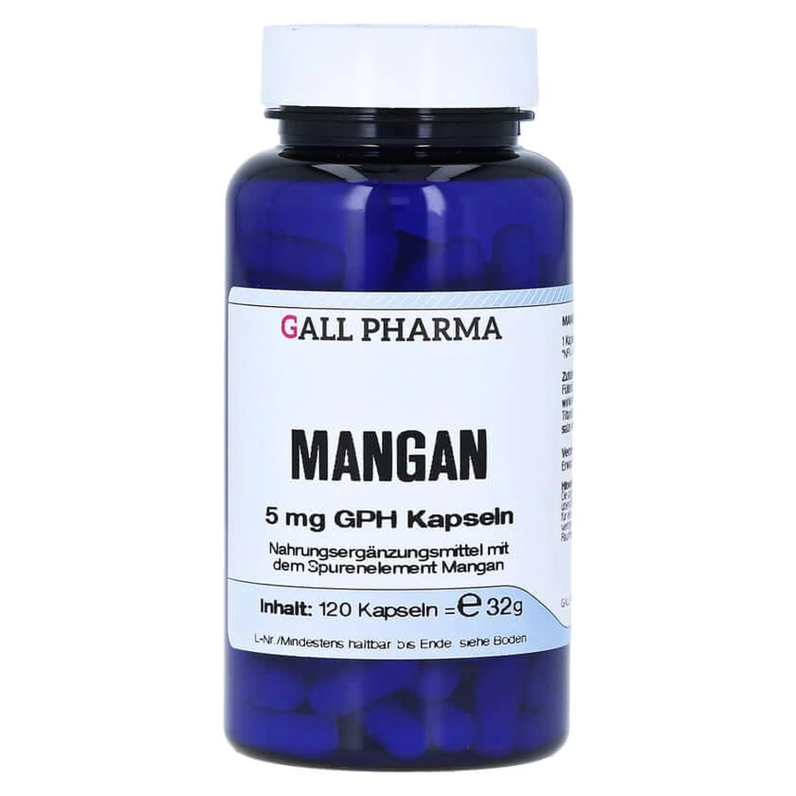 Manganeso 5 mg GPH Cápsulas 120 Cápsulas