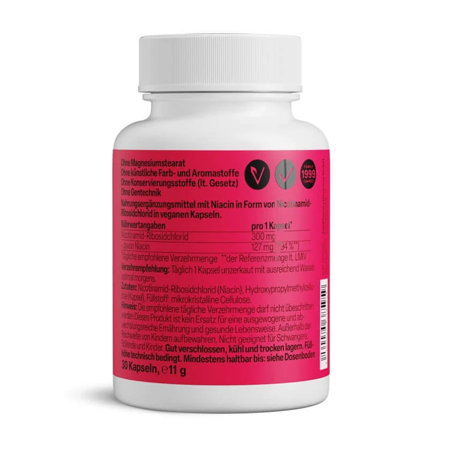 Pre-nad+ Nicotinamide Riboside Cloruro Kps.zeinpharma 30 pz.