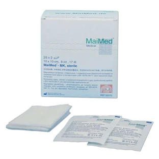 Comprese de tifon 10x10 cm sterile 8 fold 25X2 buc