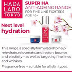 Crema hidratante de día y noche para alisar la piel con ácido superhialurónico, 50 ml, Hada Labo Tokio