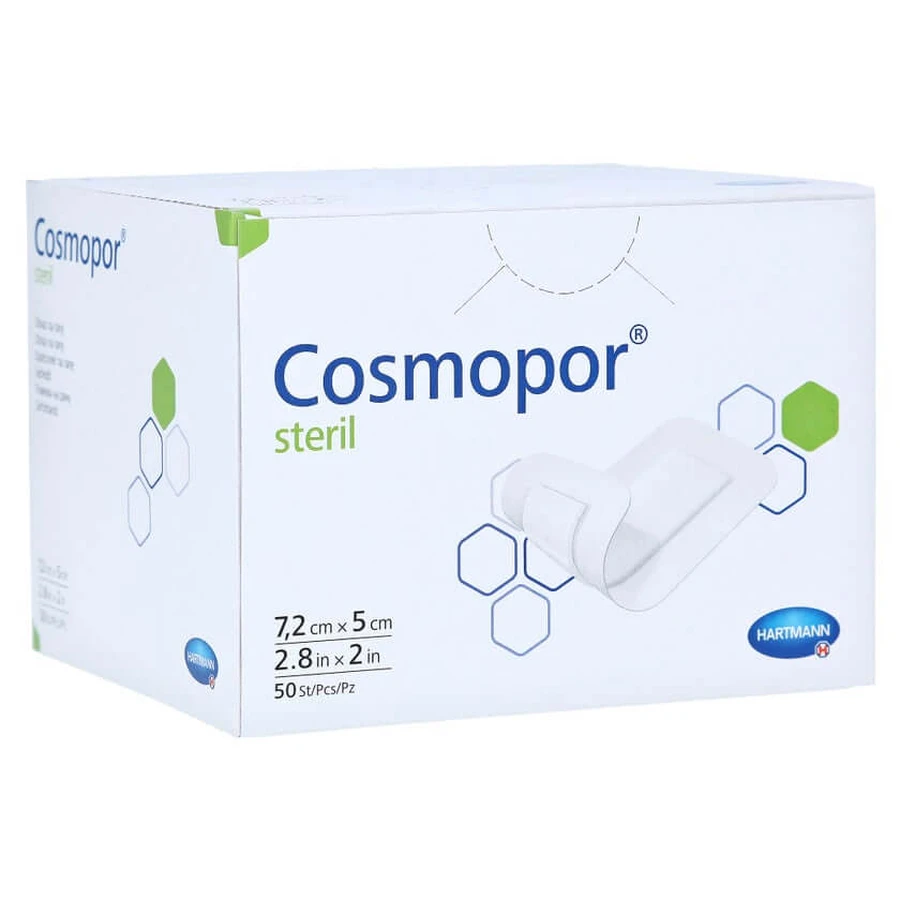 Cosmopor estéril 7,2 x 5 cm 50 uds.
