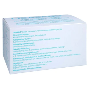 Benda bianca Ligasano 1x10x10 cm sterile 10 pz.