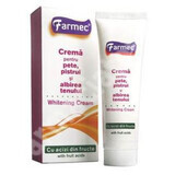 Crema para manchas, pecas y blanqueamiento de la piel, 50 ml, Farmec