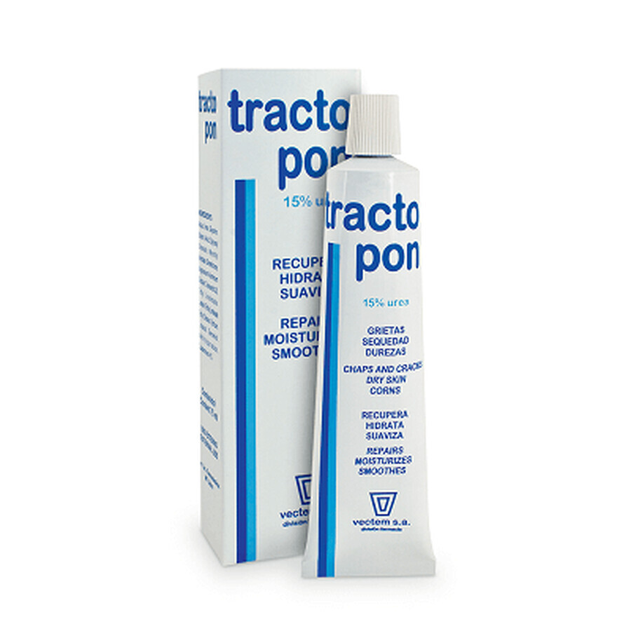 Tractopon crema dermo-activa hidratante con 15% de urea, 75 ml, Vectem