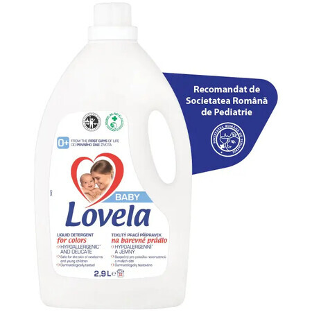 Detergente líquido para ropa de color, 2,9 Litros, Lovela Baby