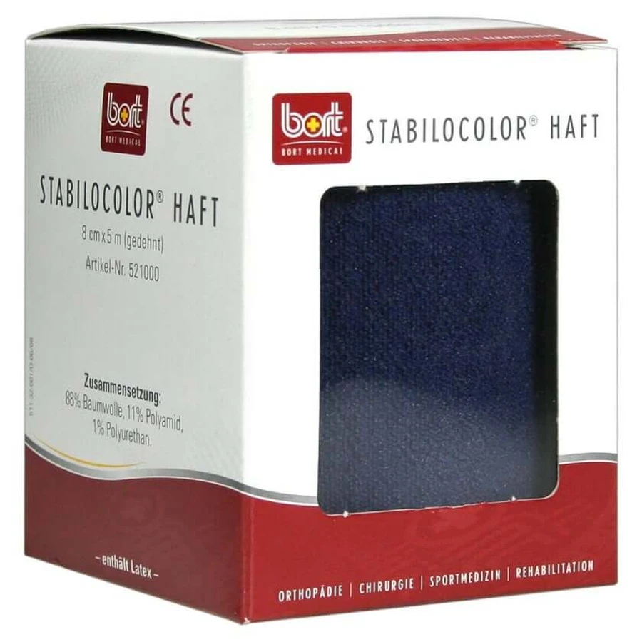 BORT Stabilocolor bandage adhésif 8 cm bleu 1 pc