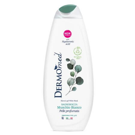 Gel de ducha con almizcle blanco, 650 ml, Dermomed