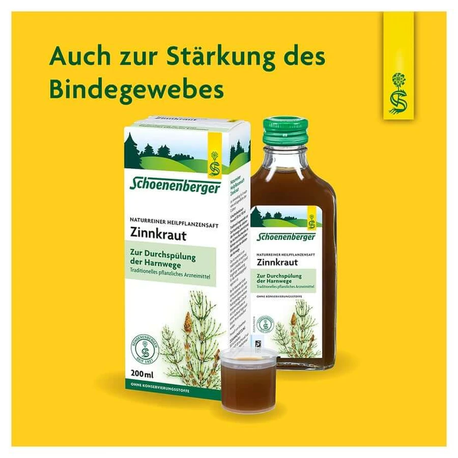 Schoenenberger Naturreiner Heilpflanzensaft Zinnkraut 200 ml