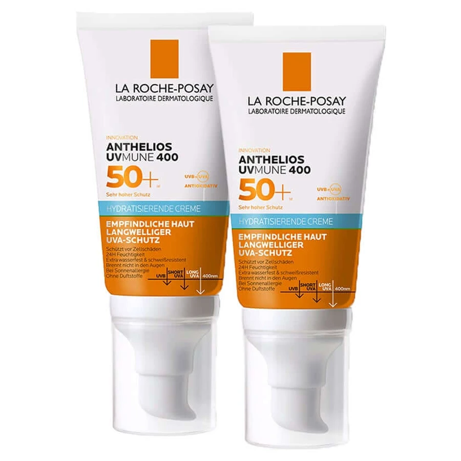 La RochePosay Anthelios Cream UVMune 400 2X50 ml