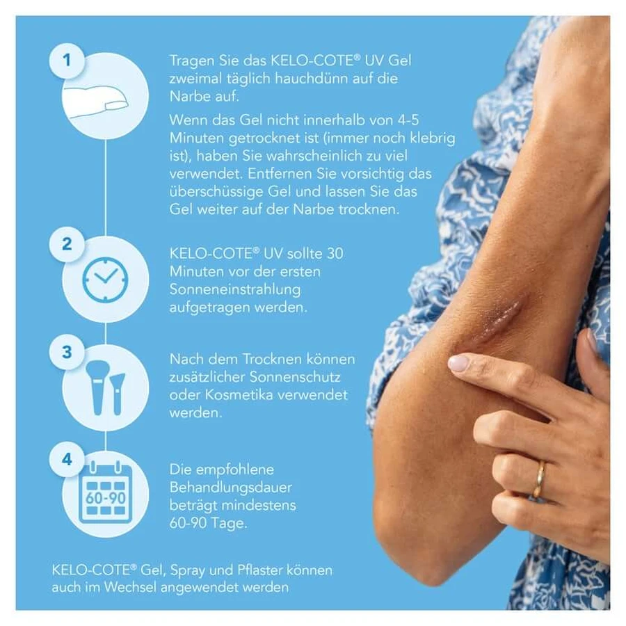 Kelo-cote UV silicone gel per cicatrici SPF 30 15 g