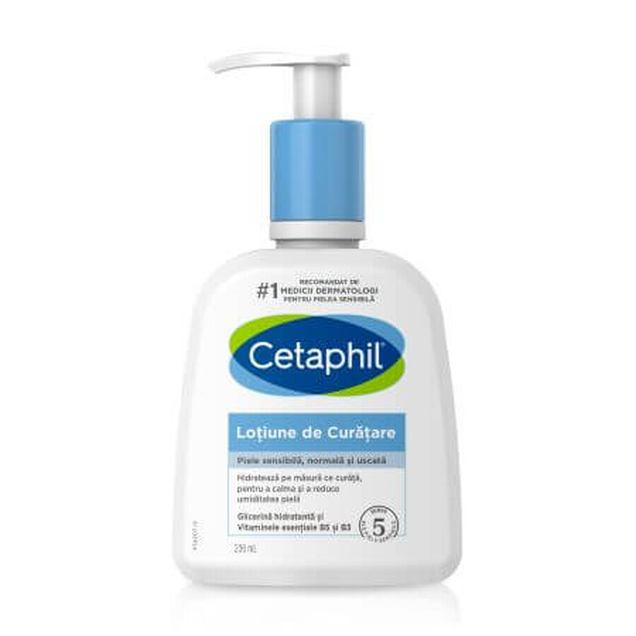 Cetaphil Loción Limpiadora, 236 ml, Galderma