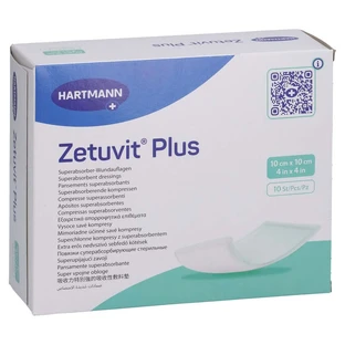 Zetuvit Plus ekstra mocny kompres chłonny sterylny 10 szt.