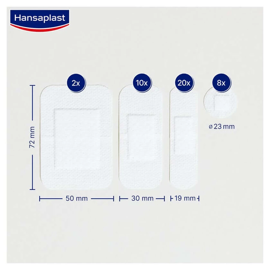 Pansements Hansaplast Sensitive, paquet de 40