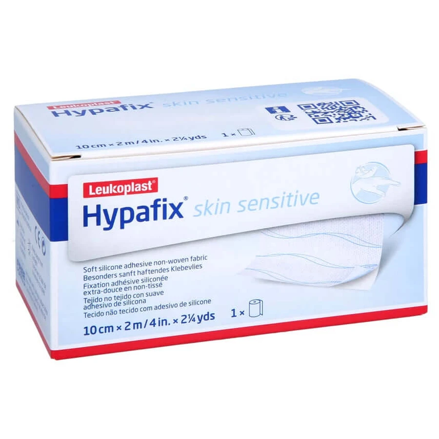 Hypafix Skin Sensitive – bandă adezivă din material nețesut, 10 cm x 2 m, 1 buc.