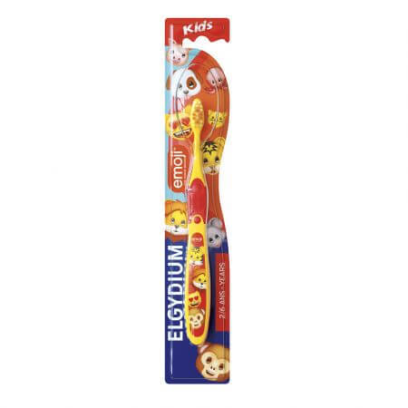 Cepillo de dientes infantil Emoji, Elgydium