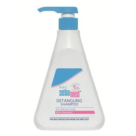 Champú para cabello dañado para niños, 500 ml, Sebamed