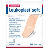 Tiras adhesivas Leukoplast Soft, 19 x 72 mm, 100 unidades