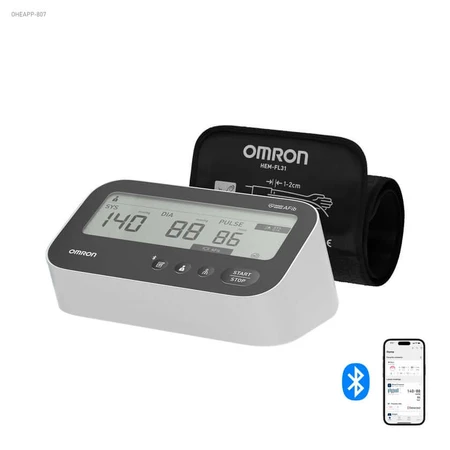 Misuratore di pressione da braccio Omron M4 Connect Afib, 1 unità