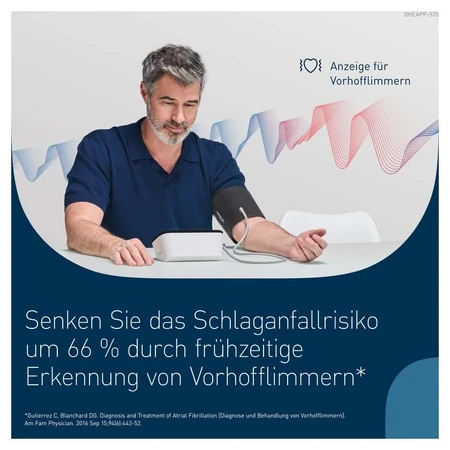 Misuratore di pressione da braccio Omron M4 Connect Afib, 1 unità