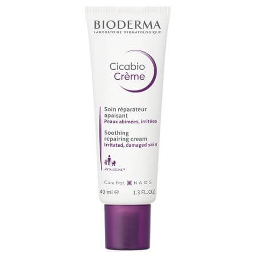 Bioderma Cicabio Crema Hidratante para Irritaciones y Lesiones, 40 ml