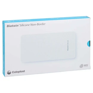 Biatain Silicone Non-border, bandă din spumă, pachet de 1 x 5 bucăți