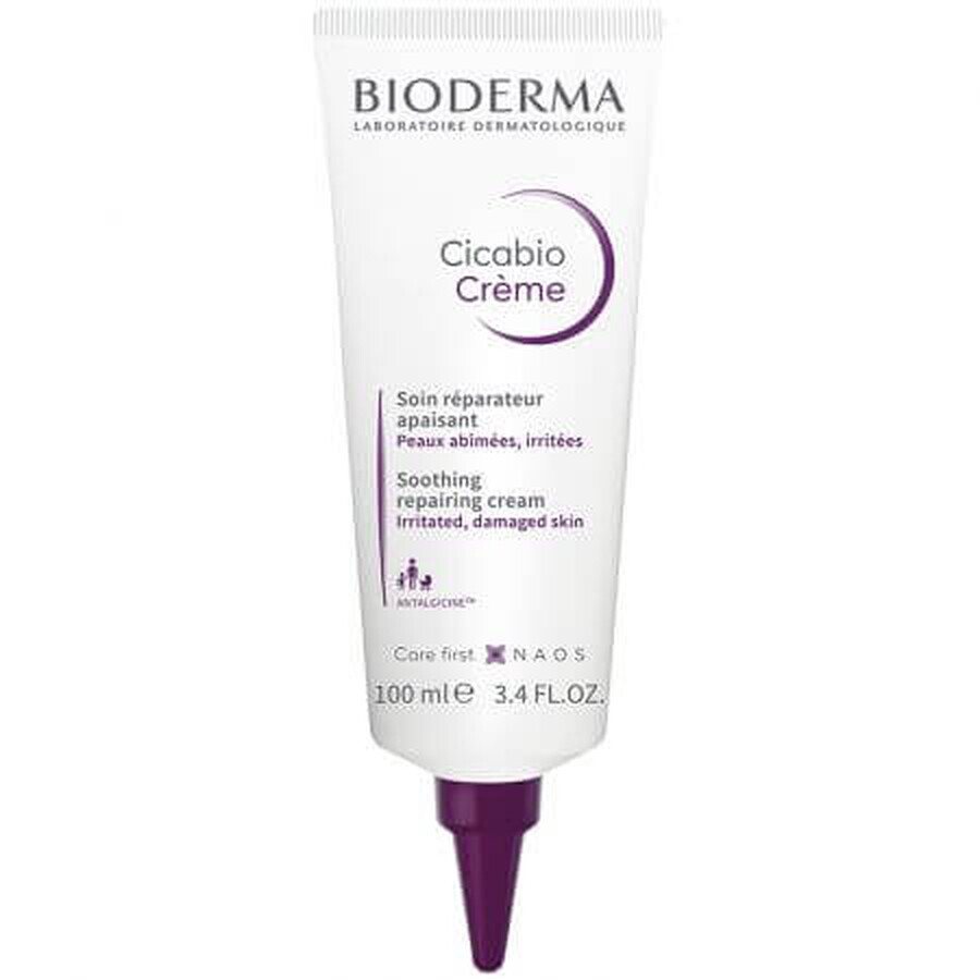 Bioderma Cicabio Crema Hidratante para Irritaciones y Lesiones, 100 ml