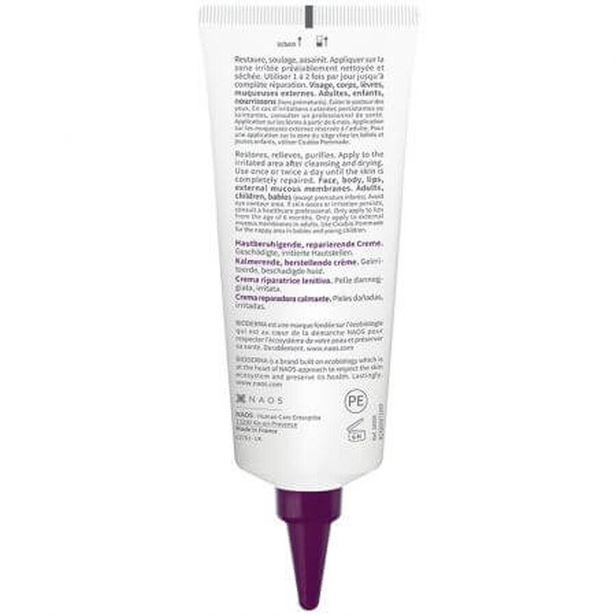 Bioderma Cicabio Crème hydratante pour irritations et blessures, 100 ml