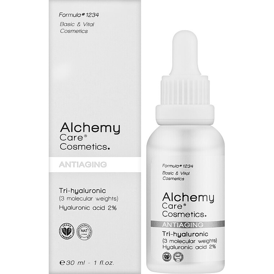 Ser concentrat 2% acid hialuronic Tri-Hyaluronic, 30 ml, Alchemy