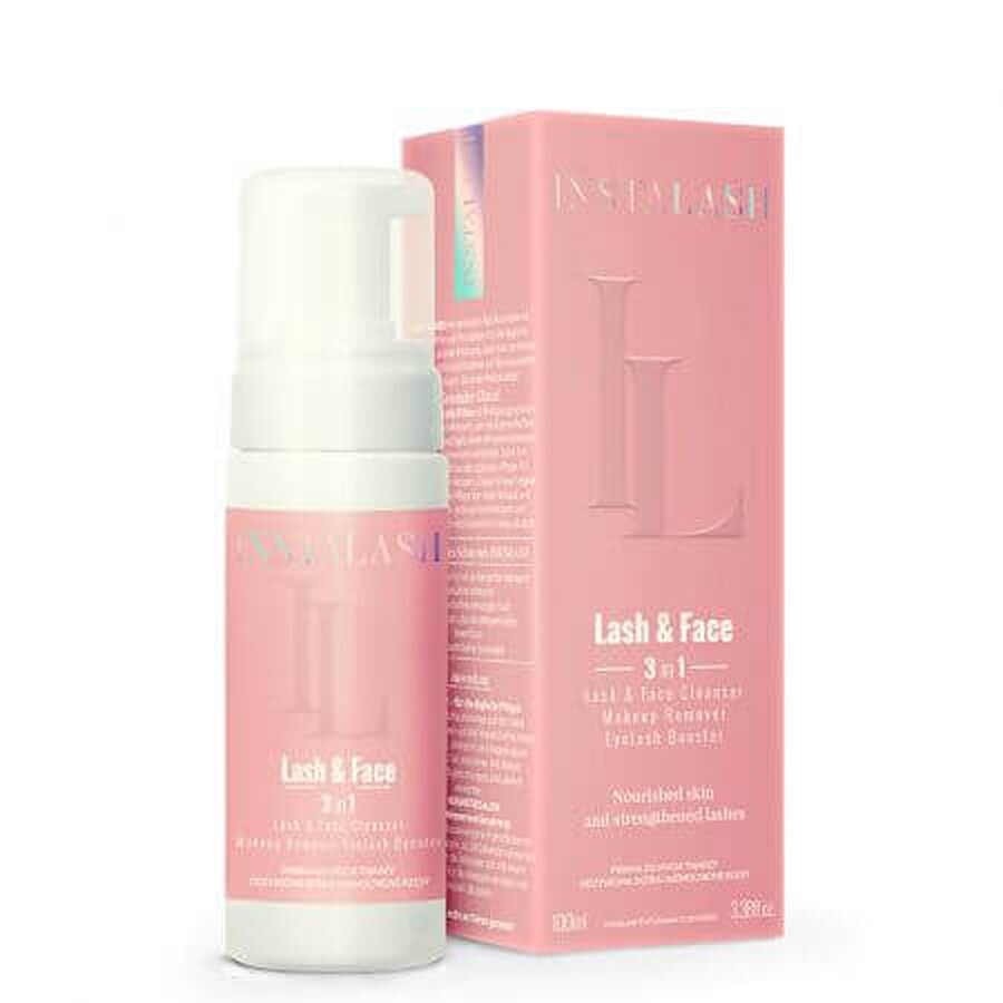 Espuma limpiadora 3 en 1 Lash &amp; Face, 100 ml, Instalash