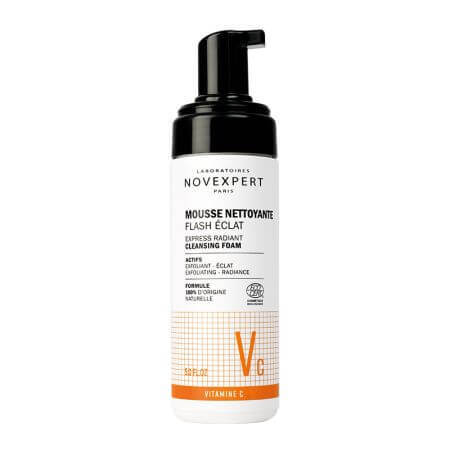 Mousse nettoyante express à la vitamine C, 150 ml, Novexpert