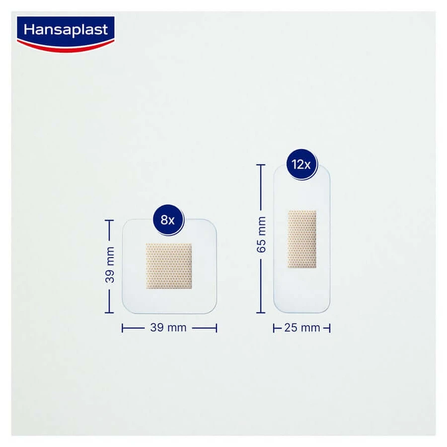 Plastry Hansaplast Aqua Protect, opakowanie 20 sztuk: ceny i cechy