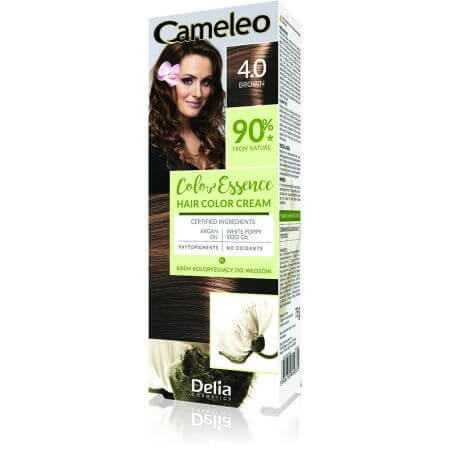 Tinte de pelo Cameleo Color Essence, 4.0 Marrón, Delia Cosmetics