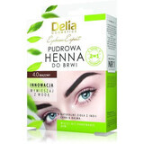 Henna powder eyebrow paint, 4.0 Brown, 4 g, Delia