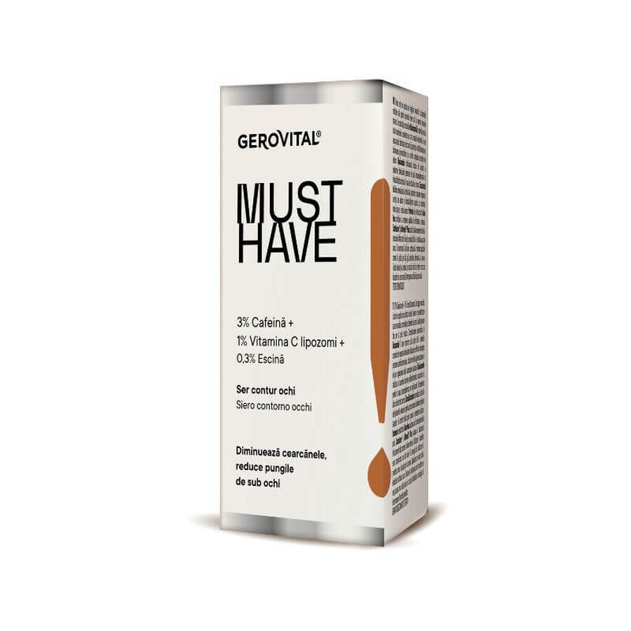 7190 Gerovital Must Have Serum Contorno de Ojos, 30ml