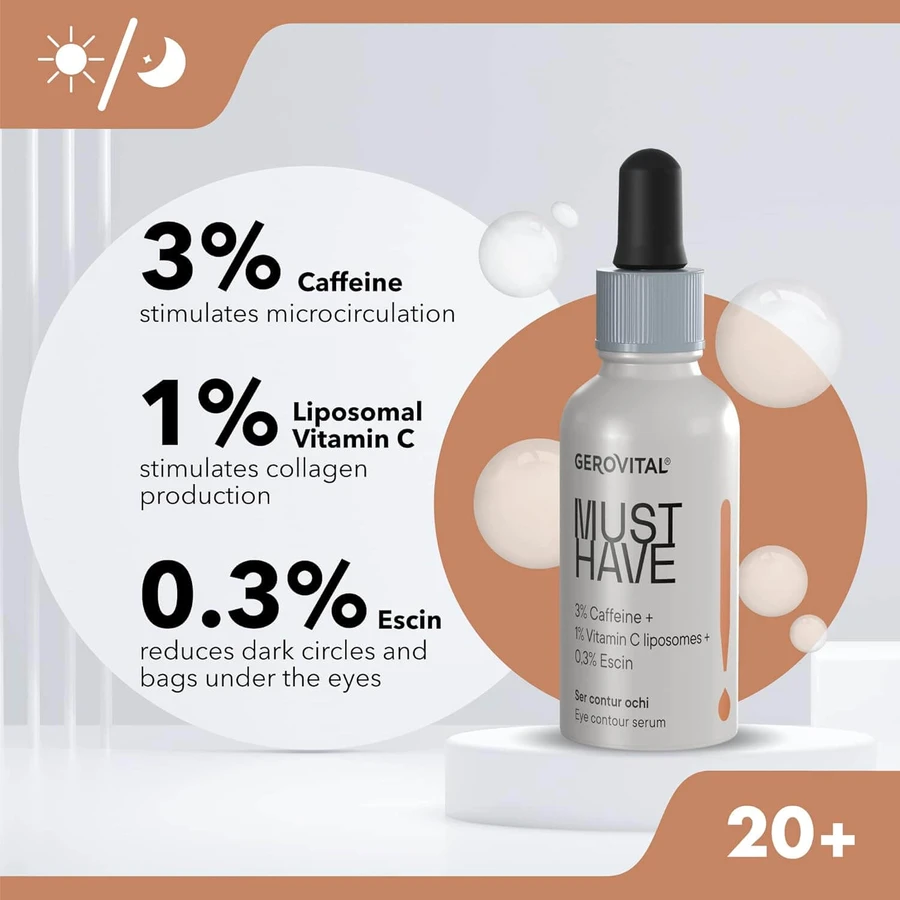 7190 Gerovital Must Have Eye Contour Serum, 30ml