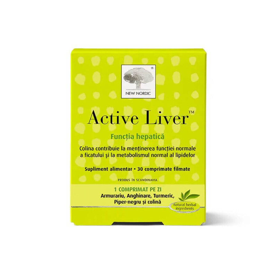 Active Liver x 30 comprimidos, New Nordic