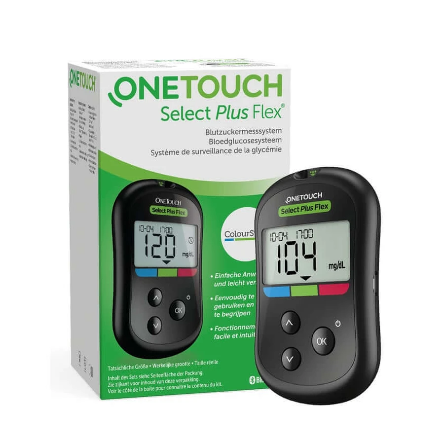 OneTouch Select Plus Flex bloedglucosemeter (mg/dL) 1 stuk