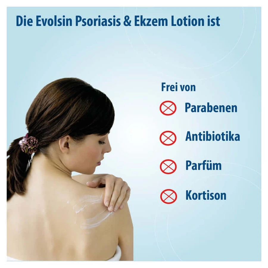 Evolsin Loțiune pentru psoriazis și eczeme, pentru scalp și corp, 100 ml