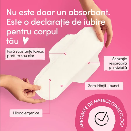 Enroush Algodón Absorbente Ecológico Normal x 12pcs