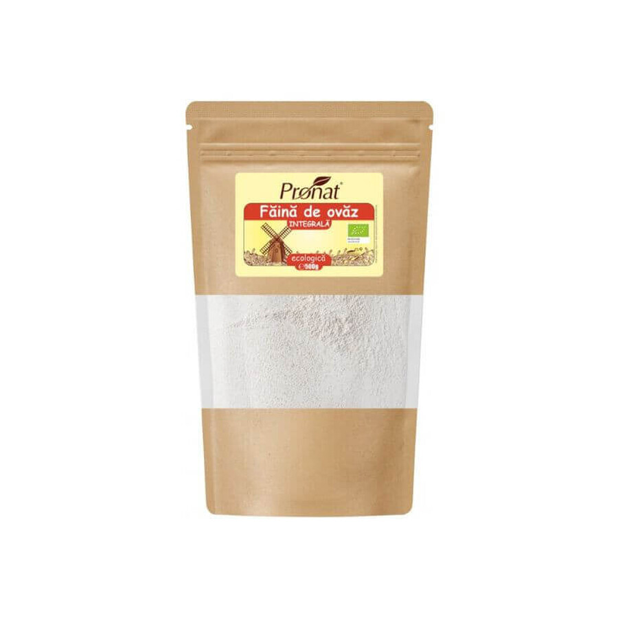 Harina de avena integral x 500gr, Pronat